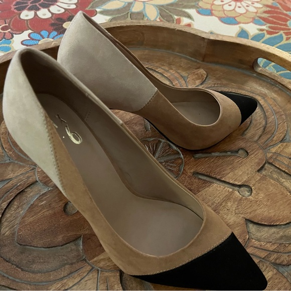 Suede multi color Fall pump - Picture 2 of 5